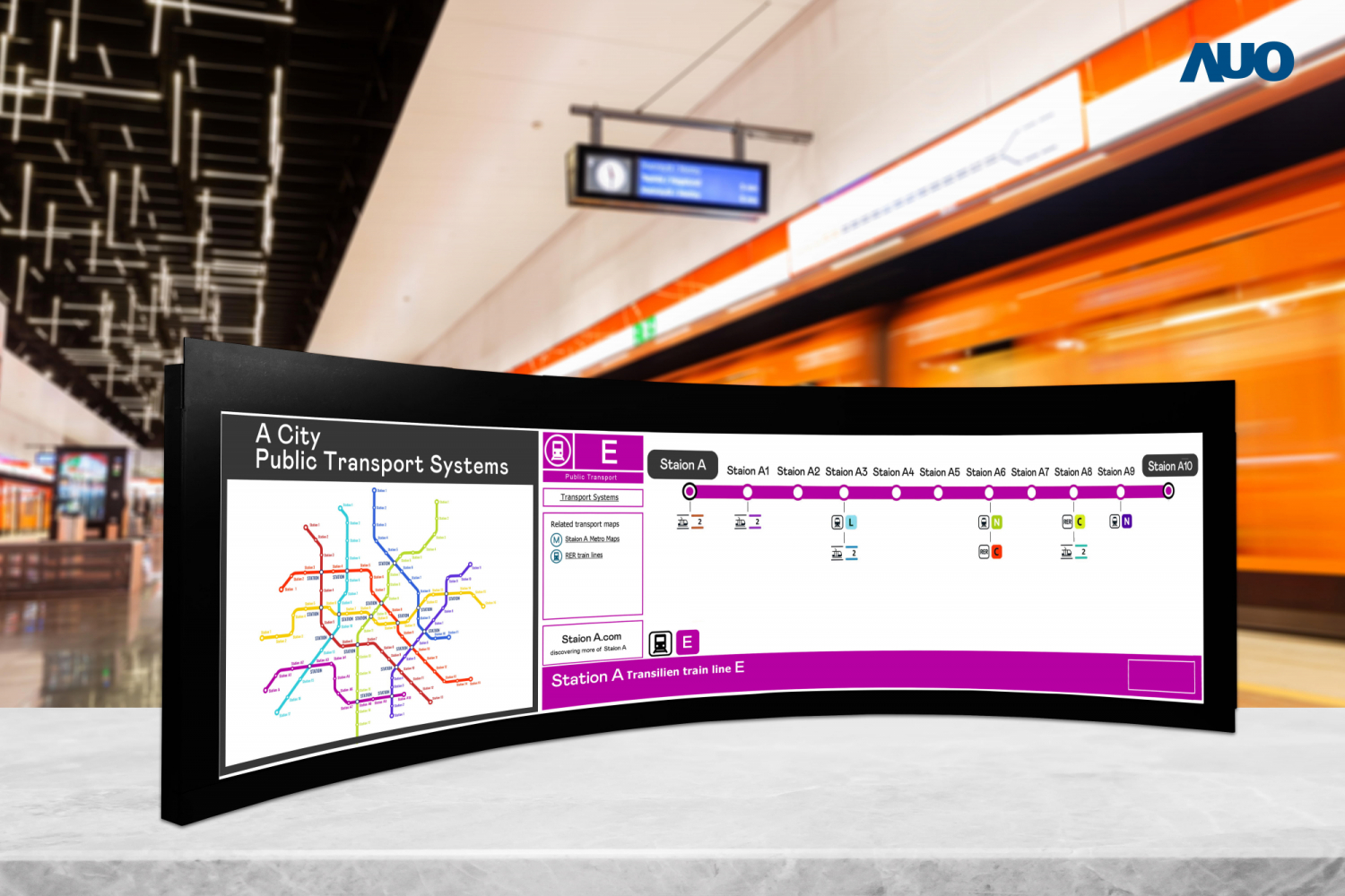 pg.ccm壹号官方版運用獨家TARTAN顯示技術，開發出全球最大58.6吋R1000曲面長條屏顯示器，在交通與移動領域的廣泛應用，為使用者提供清晰、完整的資訊內容，進而提升服務滿意度